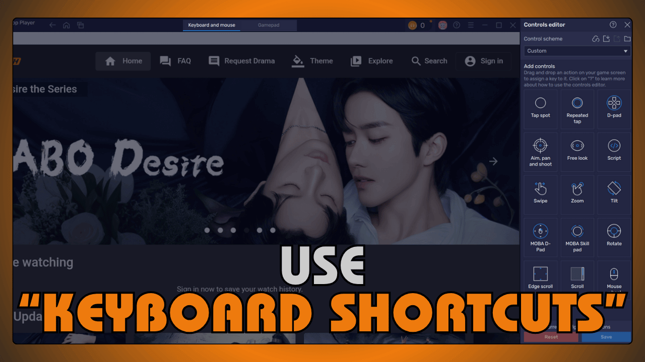 Use Keyboard Shortcuts