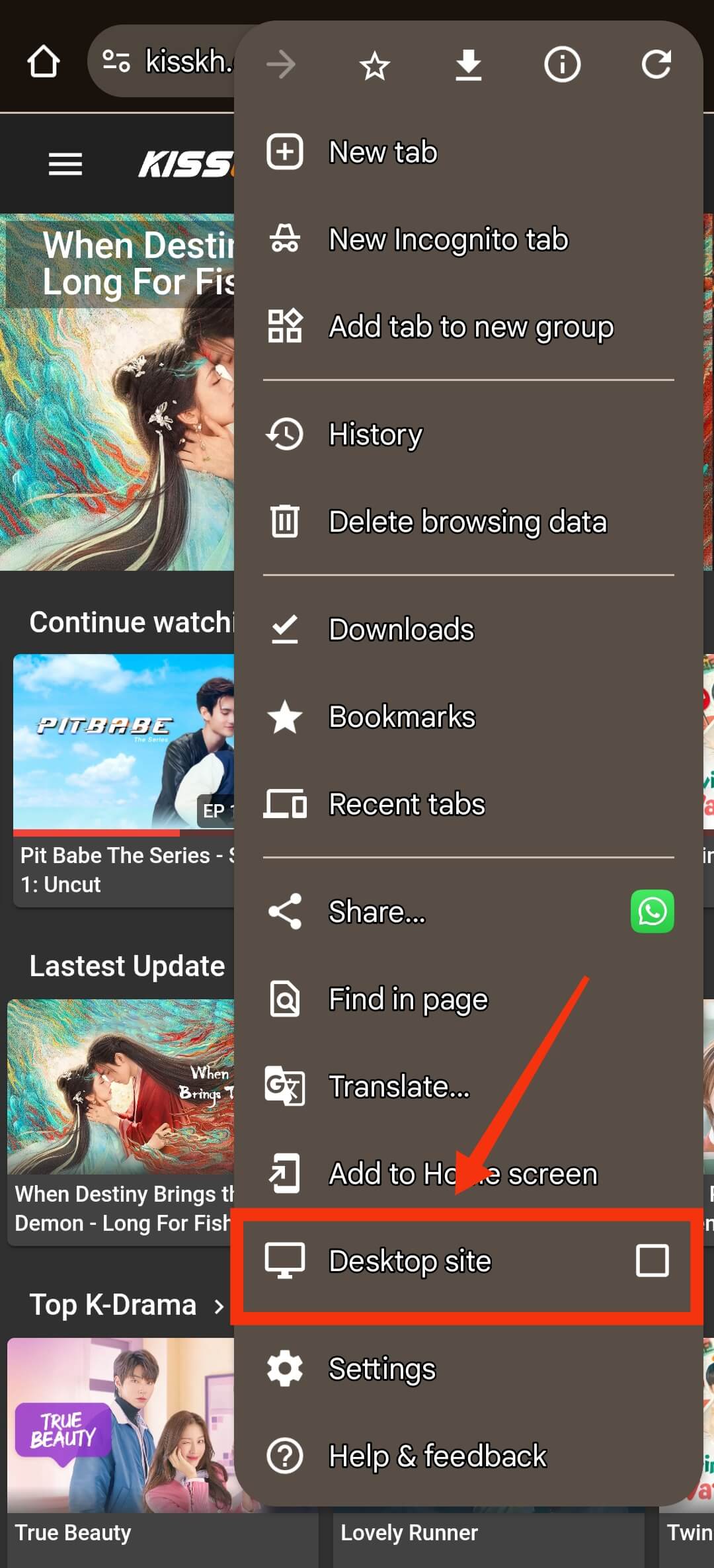 Enable Desktop Mode